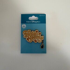 2024 Disney Sea Fantasy Springs Grand Opening Logo Pin Tokyo